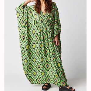 Free People Cup Of Tea Maxi Kaftan